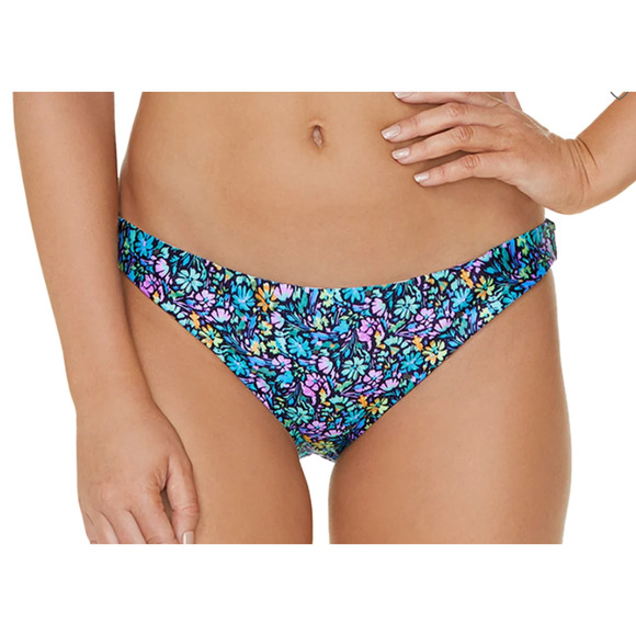 Raisins Other - Raisins Low Rider Reversible FLORAL / TIE DYE Bikini Bottoms | Sz XL Beach Break